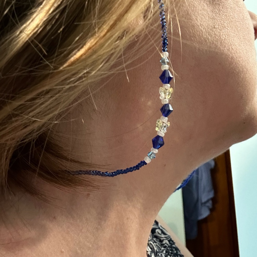 Glasses chain.